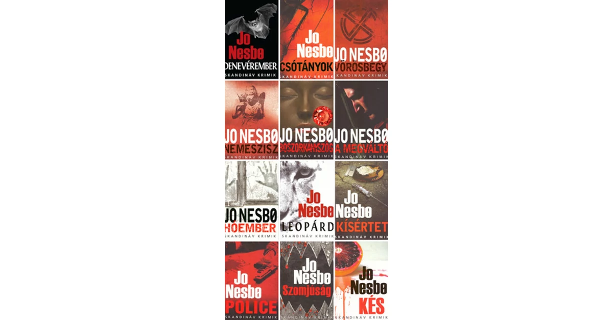 Sorrend Jo Nesbo könyvei és a Harry Hole könyvek között