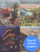Illusztrált Harry Potter könyvcsomag