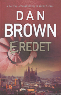 Dan Brown Eredet c. könyvének borítója
