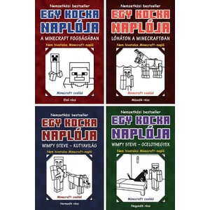 1-4. Egy kocka naplója sorozat-Minecraft mesekönyvek
