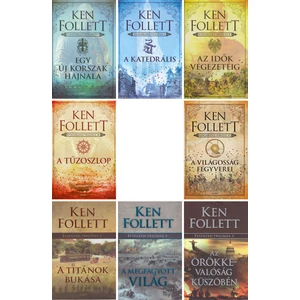 2 Ken Follett könyvsorozat csomagban