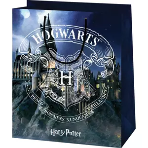 Közepes Harry Potter/Roxfort (ang.: Hogwarts) ajándéktasak (10x18x22,5 cm)