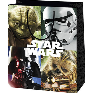 Star Wars ajándéktasak, közepes (10x18x22,5 cm)