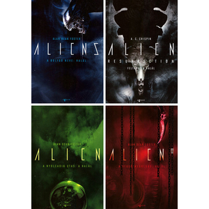 A 4 Alien film könyv változata egy csomagban