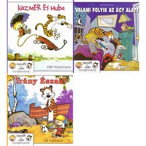 3 Kázmér és Huba képregény csomagban [Bill Watterson]