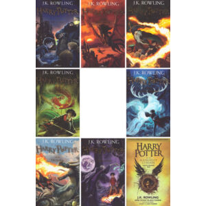 A Harry Potter könyvsorozat 1-8 része [puhatáblás] csomagban