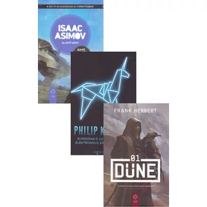 3 klasszikus sci-fi könyv csomagban