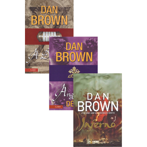 3 Dan Brown könyv Robert Langdonnal csomagban