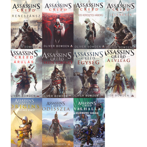Az 1-11. Assassin's Creed könyv csomagban