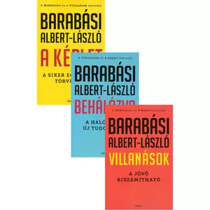 3 Barabási Albert-László könyv csomagban