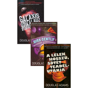 3 Douglas Adams könyv csomagban