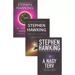 3 Stephen Hawking könyv csomagban