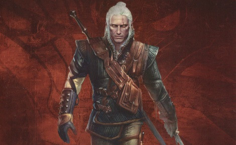 Ríviai Geralt egy vaják könyv borítóján