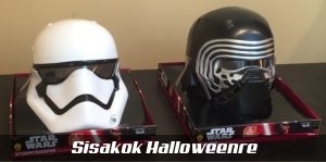 Rohamosztagos és Kylo Ren sisak az Ébredő Erőből