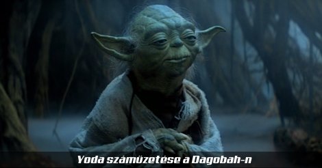 Yoda a Dagobah mocsarában