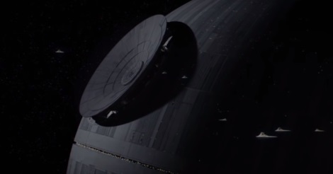 Az első Halálcsillag építése a Zsivány egyes: egy Star Wars történetben