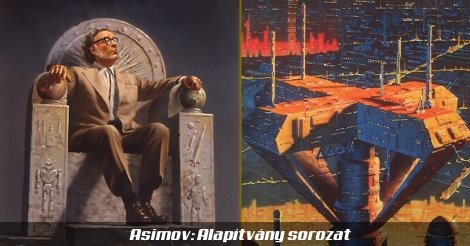 Asimov és az Alapítvány eredeti borítója