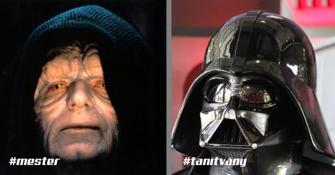 Darth Sidious és Darth Vader - Sith mester és tanítvány